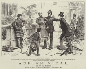 Adrian Vidal, door W E Norris door Frederick Barnard